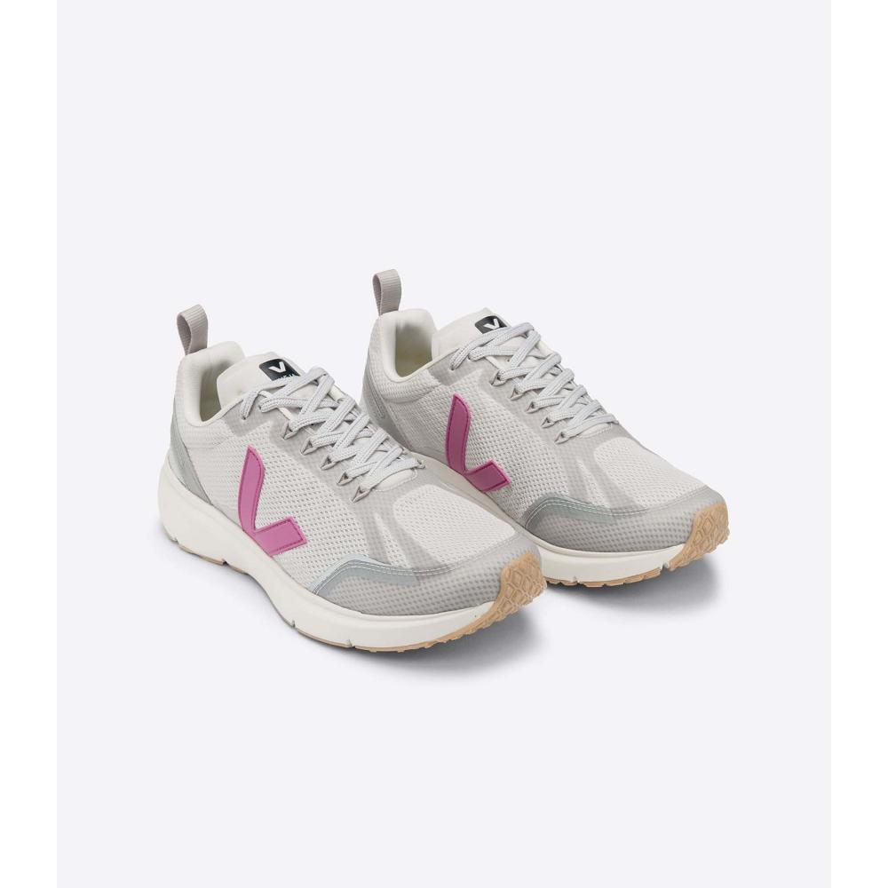 Veja CONDOR 2 ALVEOMESH Women's Shoes Grey/Pink | NZ 496AHK